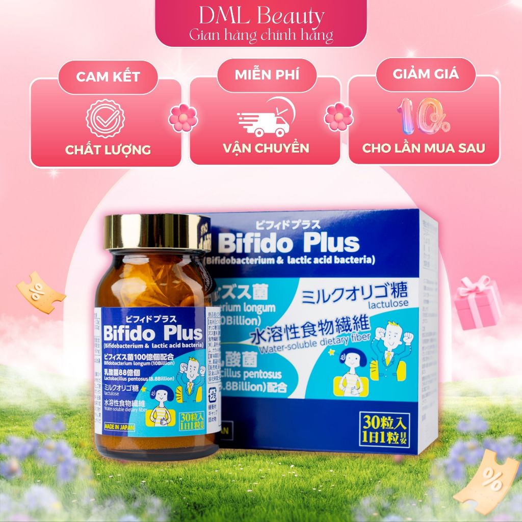 Viên uống hỗ trợ sức khoẻ Bifido Plus Jpanwell (30 viên)