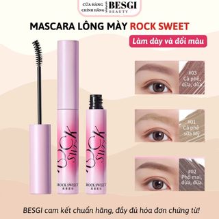 [ROCKSWEET] Mascara Chuốt Lông Mày ROCK SWEET 3.5G Làm Dày Và Làm Nhạt Màu Lông Mày