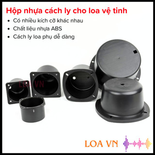 Hộp nhựa cách ly cho loa, cách ly loa mid, loa treble riêng trong thùng loa từ Loa VN