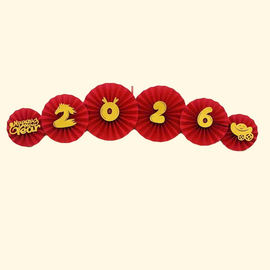 Trang Trí Tết Set Quạt 2026 Trang Trí Tết