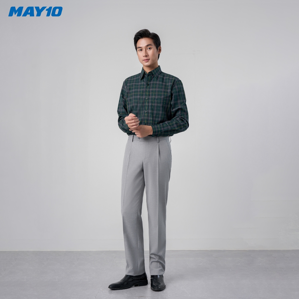 Áo Sơ mi nam dài tay May 10 form RegularFit mã 010125131 AK583