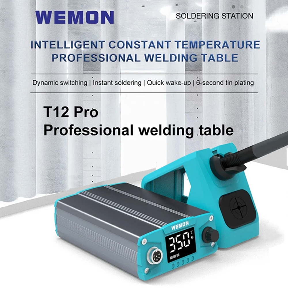 Máy hàn cầm tay OSSTEAM T12 PRO. Nhiệt độ 100-480°c, phù hợp mũi hàn T12 75W