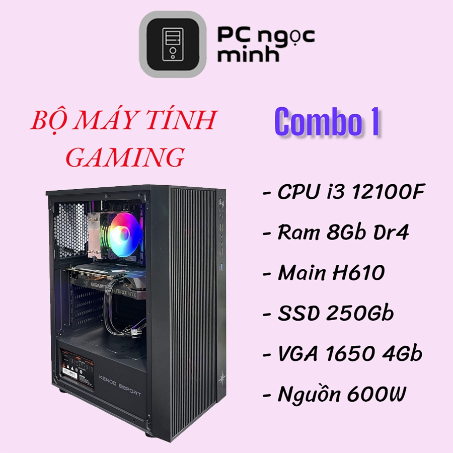 Bộ Máy Tính Chiến Game i3 12100F, Main H610