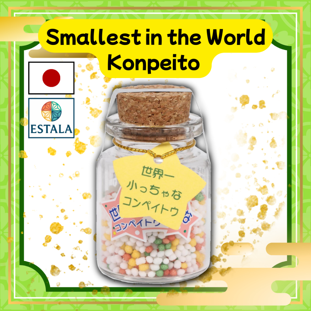 Estala Konpeito Japanese Traditional Candy, Smallest in the World