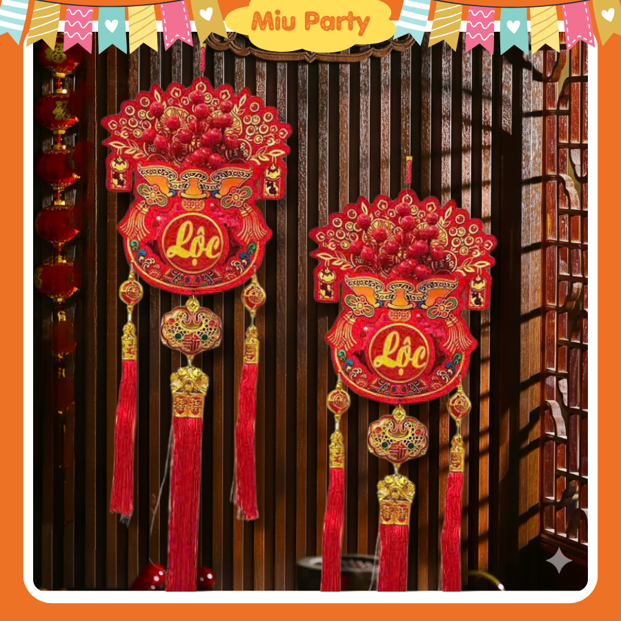 Túi Treo Trang Trí Tết, Decor Năm Mới - Miu Party
