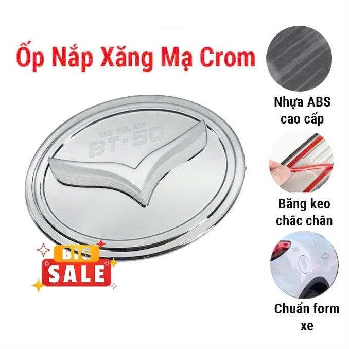 Ốp Bảo Vệ Nắp Bình Xăng BT50 2015 2016 2017 2018 2019 2020 - Ốp Nắp Xăng Mazda BT50