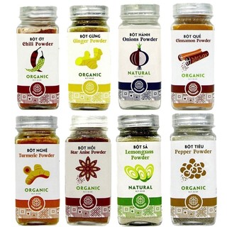 Bột Gia Vị Hữu Cơ Vipep / Vinasamec / Jackie's Kitchen / Jamaica cho bé.