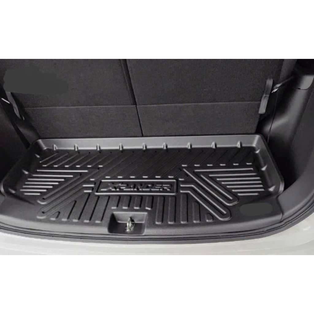 Lót cốp nhựa TPE Xpander tràn viền đẹp, thảm lót cốp ô tô Mitsubishi Xpander 2018-2025