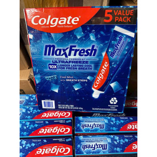 Lốc 5 kem đánh răng colgate maxfresh 206g của mỹ. date 2026