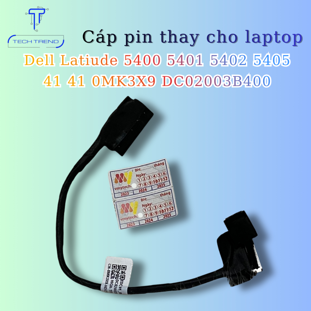 Cáp pin Laptop Dell Latiude 5400 5401 5402 5405 41 41 0MK3X9 DC02003B400
