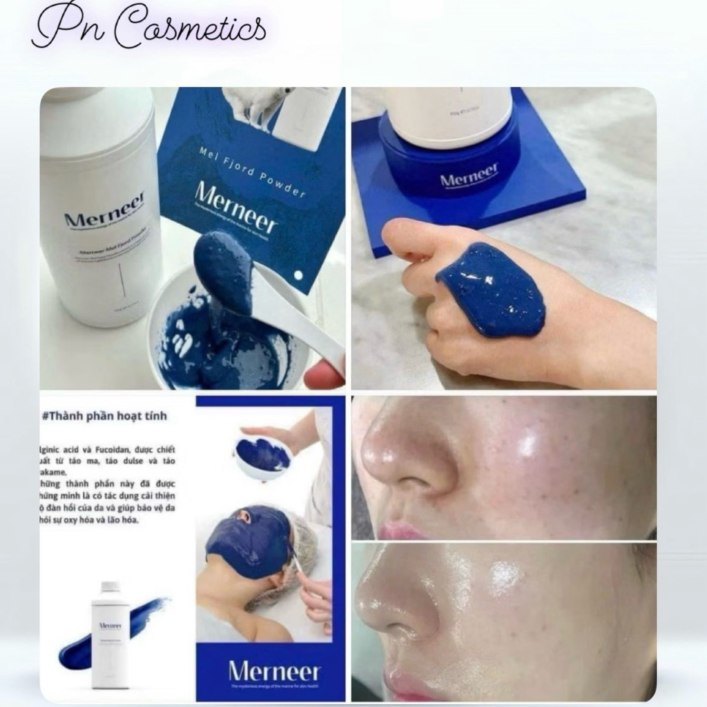 MERNEER MEL FJORD POWDER / MẶT NẠ BỘT TỪ BIỂN GIẢM NHIỆT, PHỤC HỒI DA TỨC THÌ