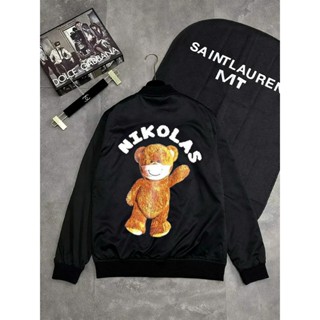  Áo Khoác Gió Bomber 2 Lớp In Hình Chú Gấu Nâu Siêu Dễ Thương Dành Cho Boy Phố SIÊU Hot Mới Nhất 2025  D22  