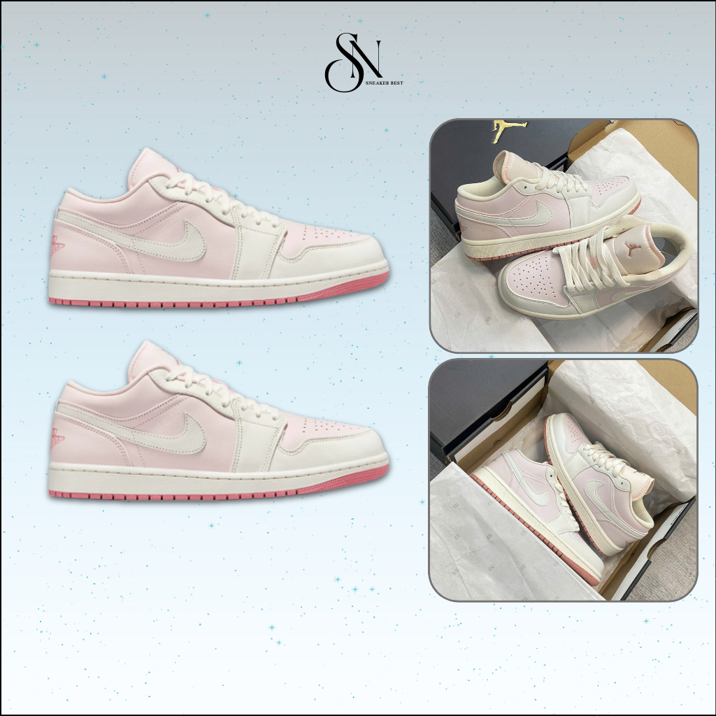 [Ảnh Thật] Giày Thể Thao JD1 Pinka – Sneaker Nữ JD Hồng Nhạt Pastel, Form Trẻ Trung Dễ Phối Đồ