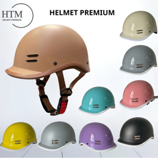 Nón bảo hiểm nửa đầu cá heo chất liệu ABS đảm bảo an toàn.