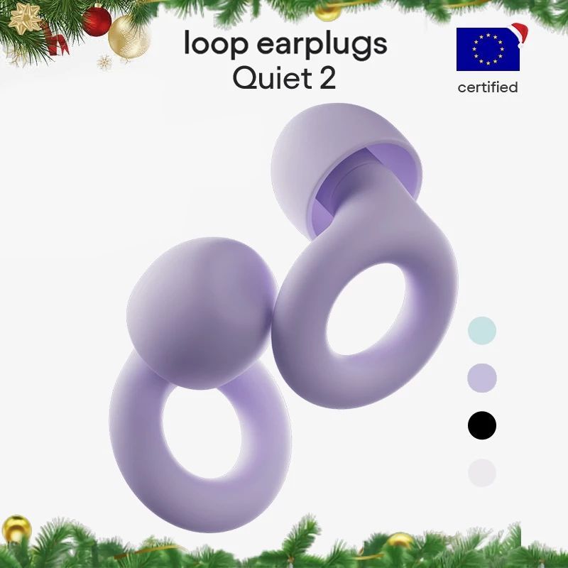 Loop Quiet 2 - Nút Tai Giảm Tiếng Ồn -24dB Cho Ngủ Tập Trung Học Tập Nhạy Tiếng Ồn & Du Lịch Bảo Vệ 