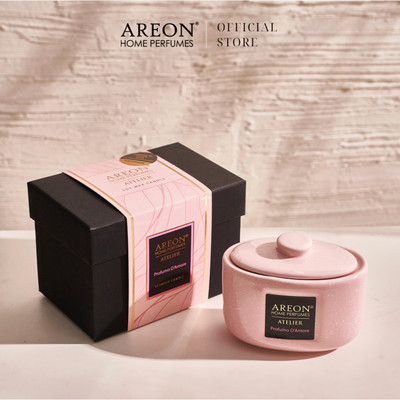 Nến thơm phòng gốm cao cấp Areon hương Profumo D’Amore