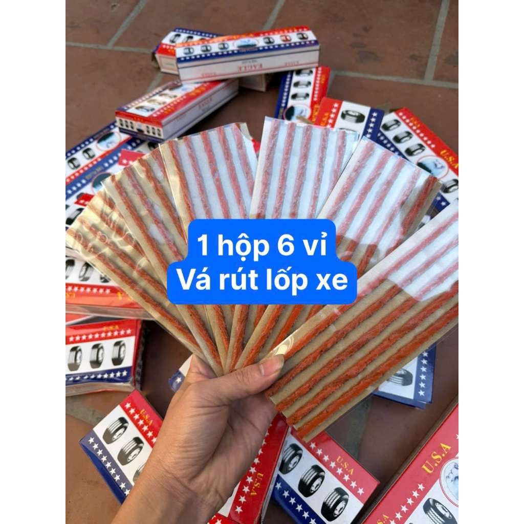 Vá rút lốp xe máy,ôt,Vá rùi lốp xe máy,Miếng vá lốp không săm,Miếng vá lốp xe máy,Ôt