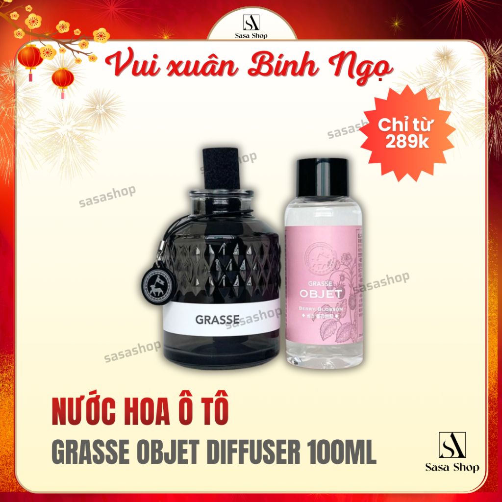 Nước hoa ô tô GRASSE OBJET DIFFUSER 100ml