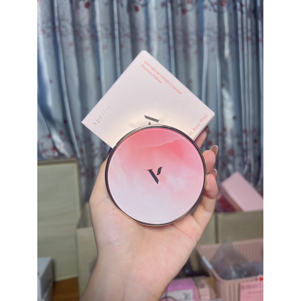 (A109)Phấn Nước Aperire Day Dream Cover Cushion SPF50+/PA+++ 13g - Cushion Aperire Che Phủ Đỉnh Cao,