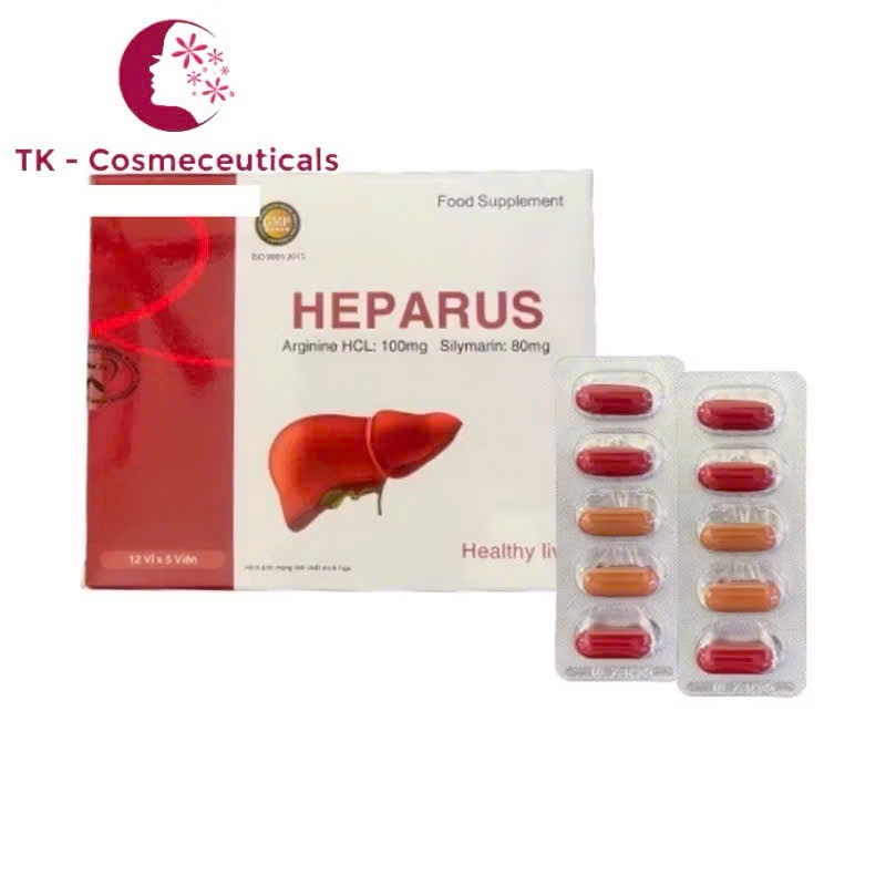 Viên Uống Giải Độc Gan HEPARUS - Hộp 60 Viên