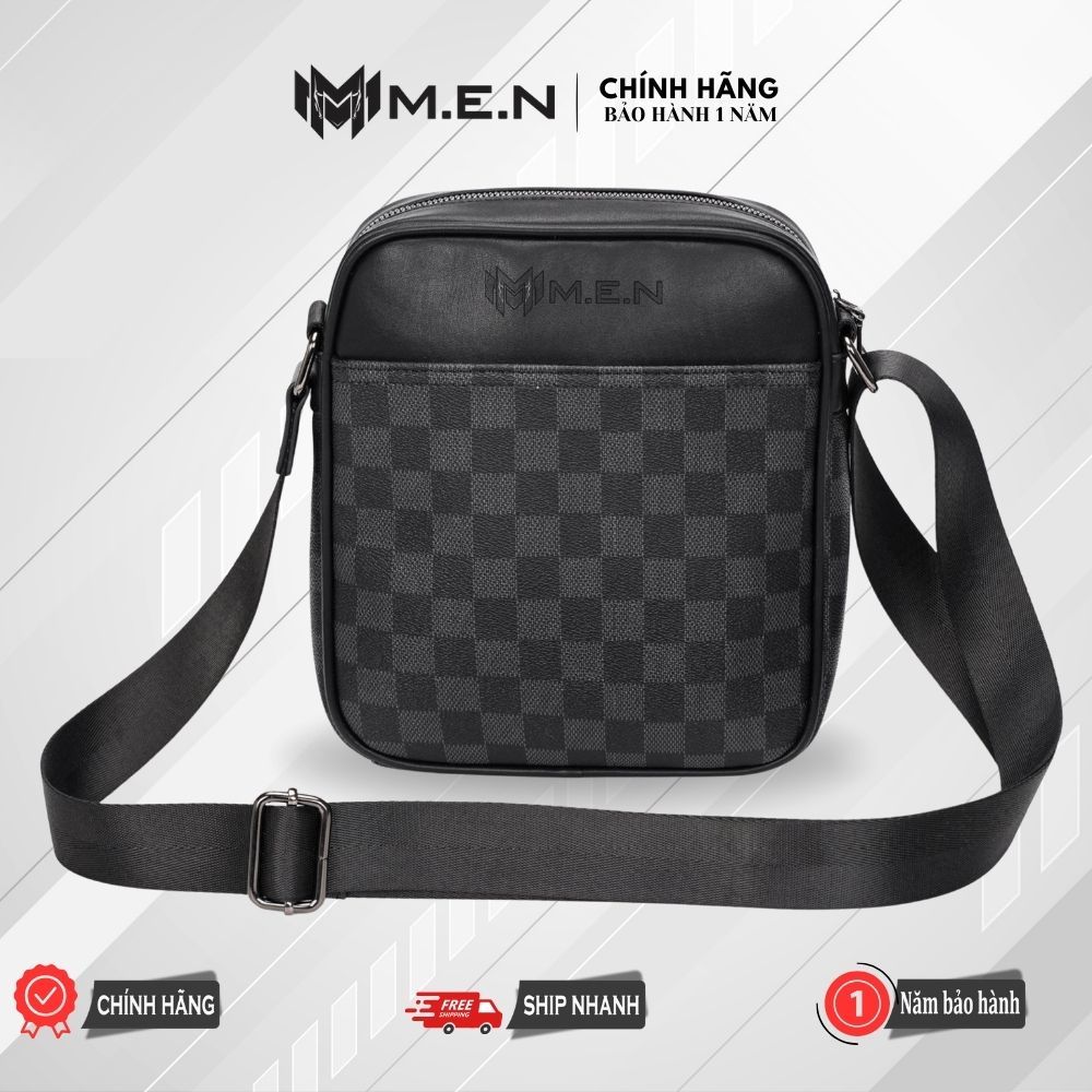 [Chính hãng] Túi đeo chéo da Cao cấp lịch lãm Ô vuông CR7 - GSRT1 Shalla