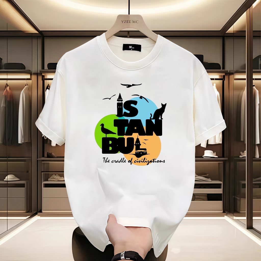 Mới Cool Istanbul Thổ Nhĩ Kỳ Biểu tượng nam nữ Tops Tee Shirt tshirt