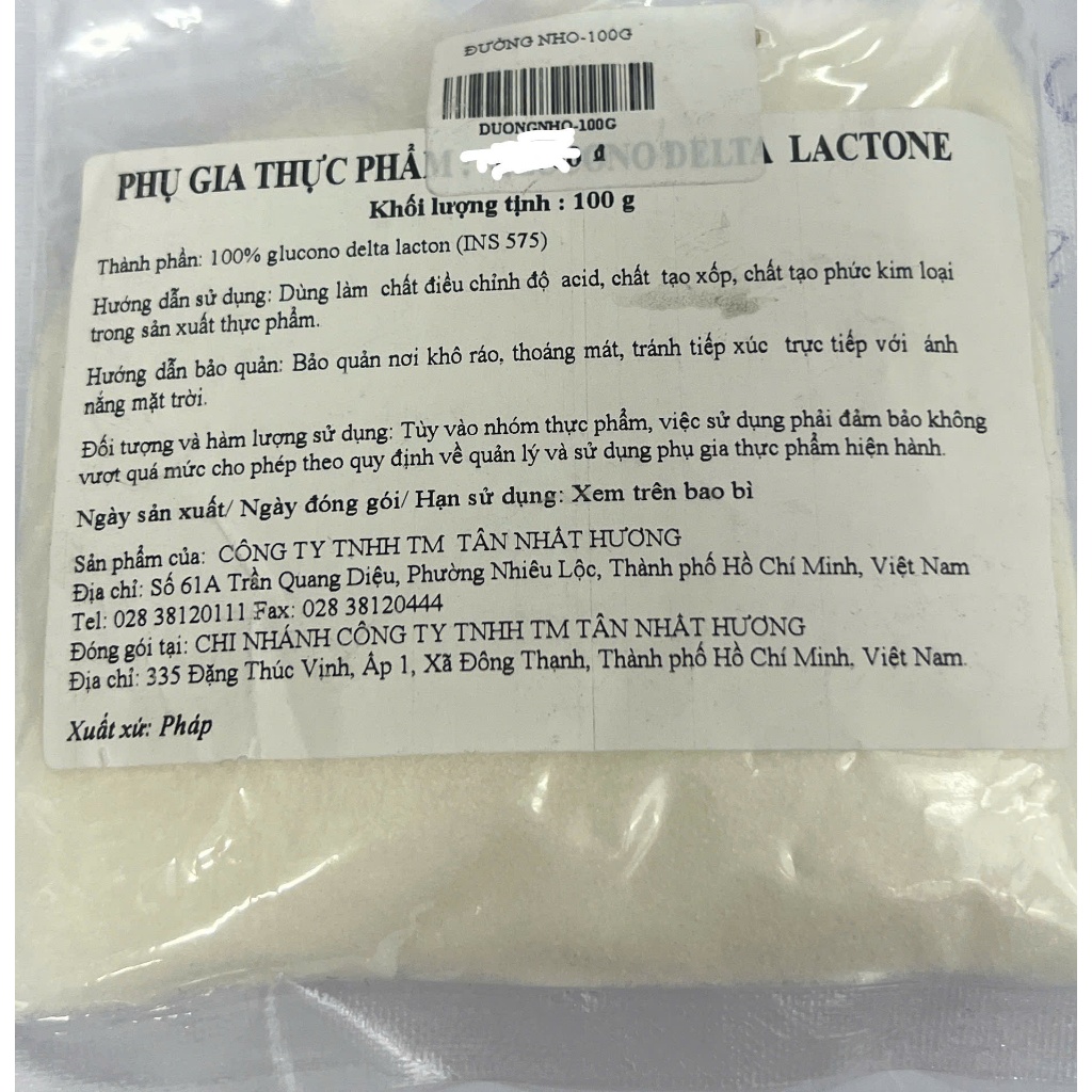 Đường Nho 100gr- Giao bao bì Ngẫu Nhiên