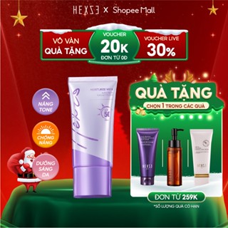  Kem lười chống nắng nâng tone HEXZE 50ml SPF50 PA+++ bảo vệ da cho làn da sáng hồng 