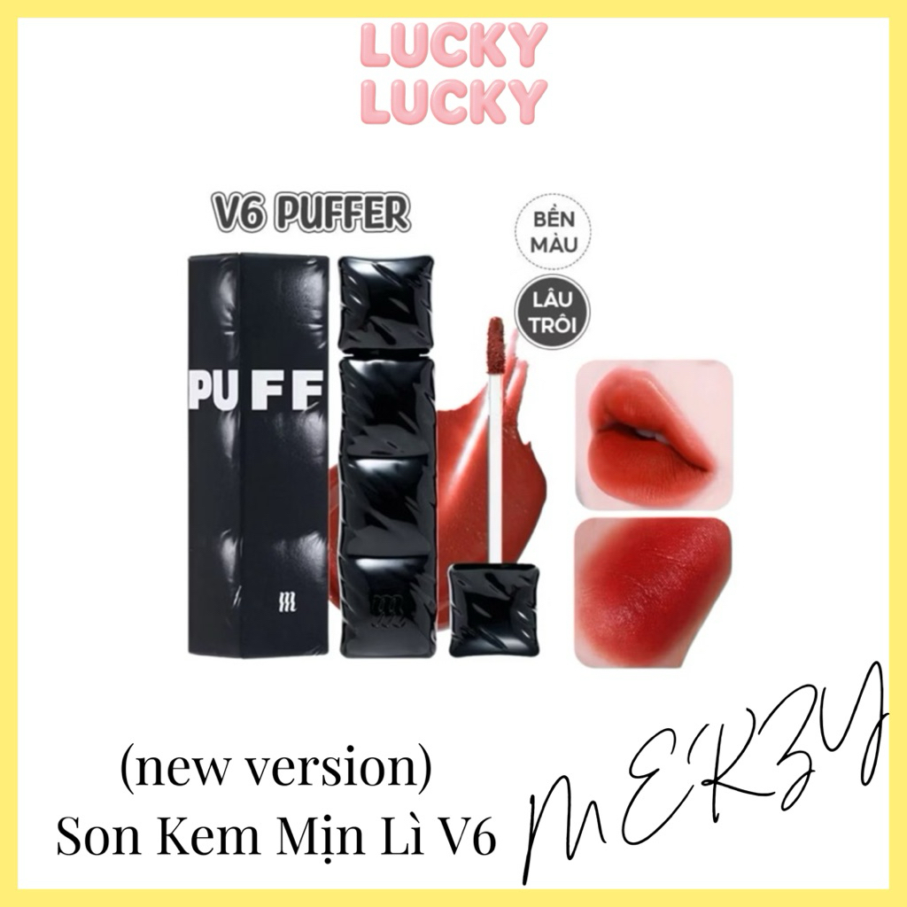(New Version) Son Kem Lì MERZY The First Velvet Tint #V6 Firenze Negroni