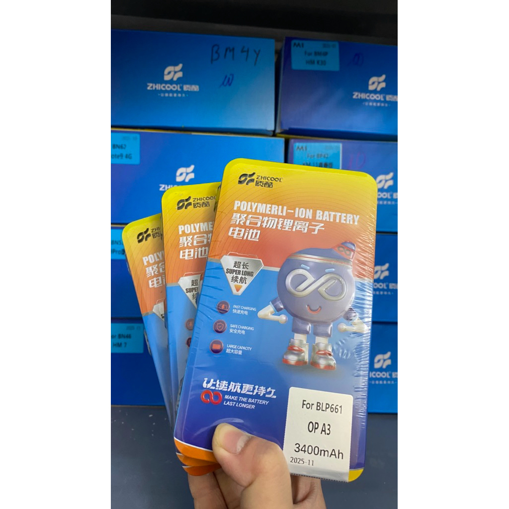 Pin Oppo BLP661 / A3 / Oppo F7 zhicool