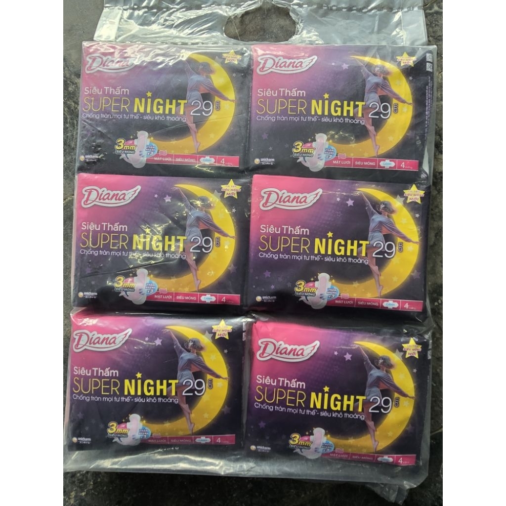 6 gói Diana ban đêm. _ chính hãng 100%