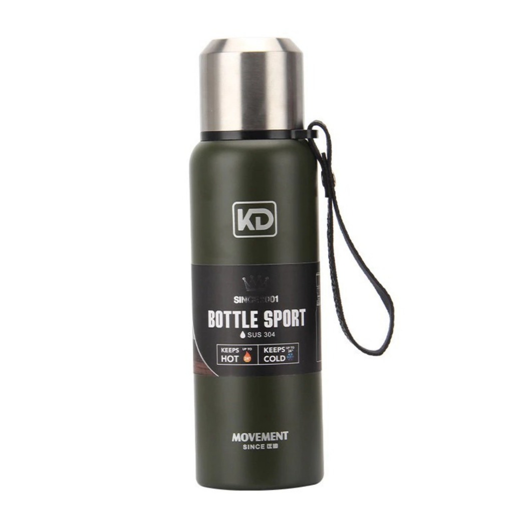 Bình giữ nhiệt Bottle Sport KD-852 inox 304 nắp đậy hình cốc uống dung tích 1000ml