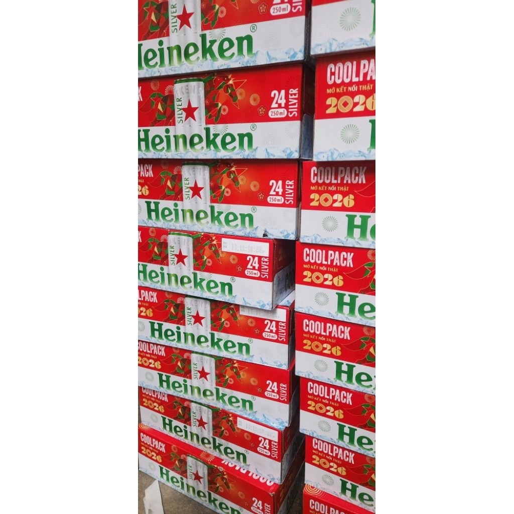 Heineken Silver coolpack 250ml Xuân 2026