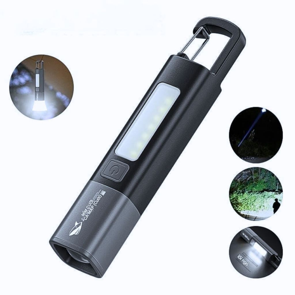 Đèn Pin 1023 a Smiling SHARK siêu sáng Đèn LED