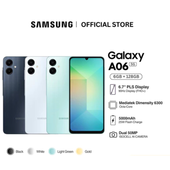 Điện thoại Samsung Galaxy A06 5G 4GB/128GB