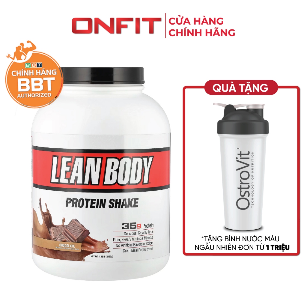 Sữa bột Labrada Lean Body 2.1KG (30 Lần Dùng) bữa ăn tiện lợi giàu đạm nhập khẩu USA | ONFIT