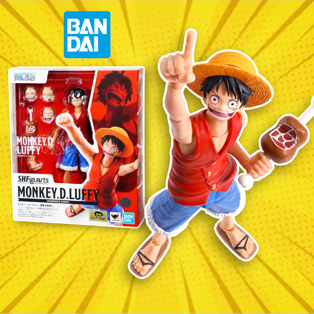 (Có Sẵn) Mô hình SHF MONKEY.D.LUFFY ROMANCE DAWN Shf Luffy One Piece Chính Hãng BANDAI