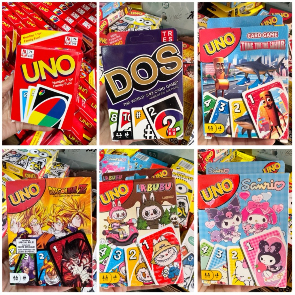 Thẻ bài uno dragon ball / thẻ bài italian brainrot / bài chơi uno melody/ trò chơi uno/thẻ bài uno m