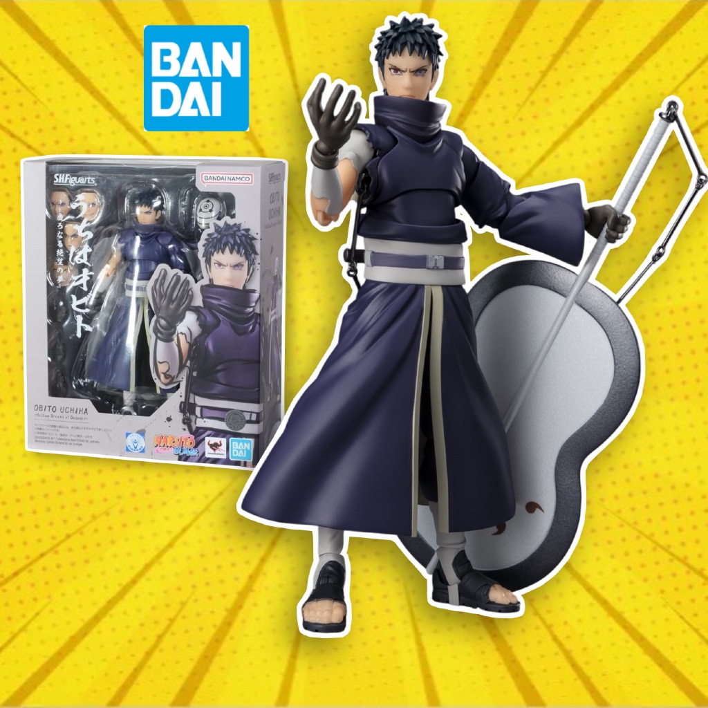 (Có Sẵn) Mô hình nhân vật NARUTO SHF: Obito Uchiha Chính Hãng Bandai