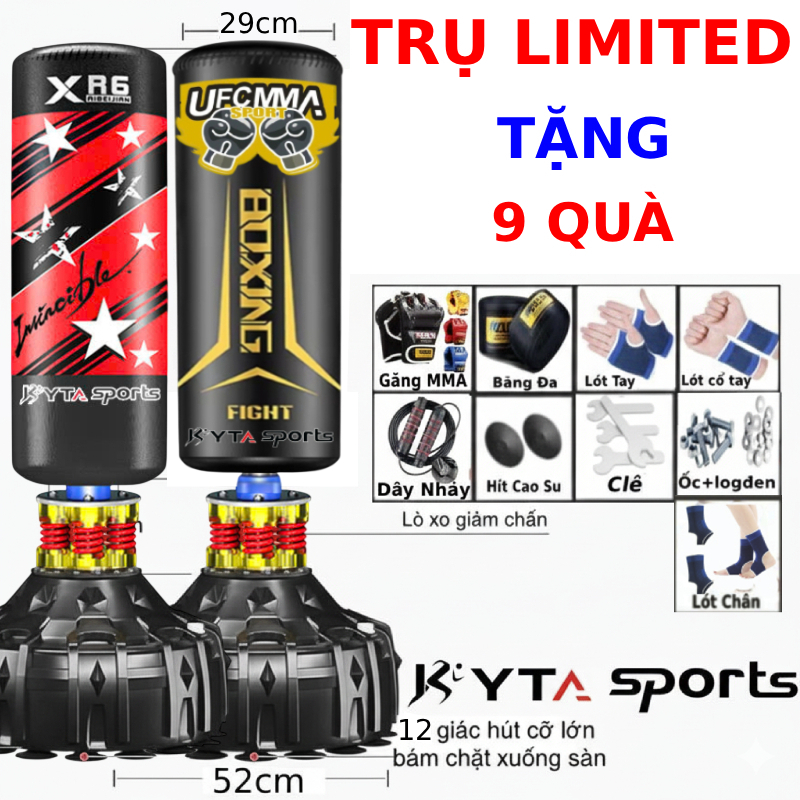 Trụ đấm bốc boxing tại nhà, Bao cát đấm boxing đấm bốc phản xạ, Bao đấm boxing Kyta Sport chính hãng
