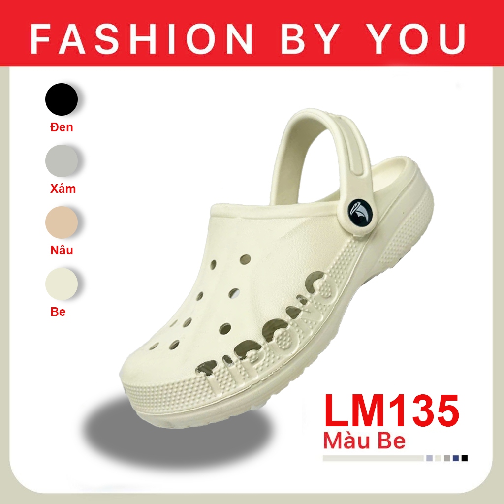 KHÔNG KÈM CHARM  - ALYDO TIPONO Dép Sục LM135 Thông Thoáng - Bền Bỉ