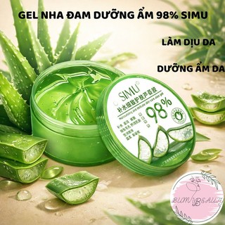 Gel Nha Đam / Lô Hội Dưỡng Ẩm 98% Simu – Gel Cấp Nước Làm Dịu Da, Mát Da Sau Nắng
