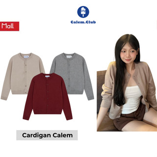  Áo khoác Cardigan SIMPLE Ver 1 Calem.Club chất len mịn Premium form unisex nam nữ thu đông phong cách hàn quốc 