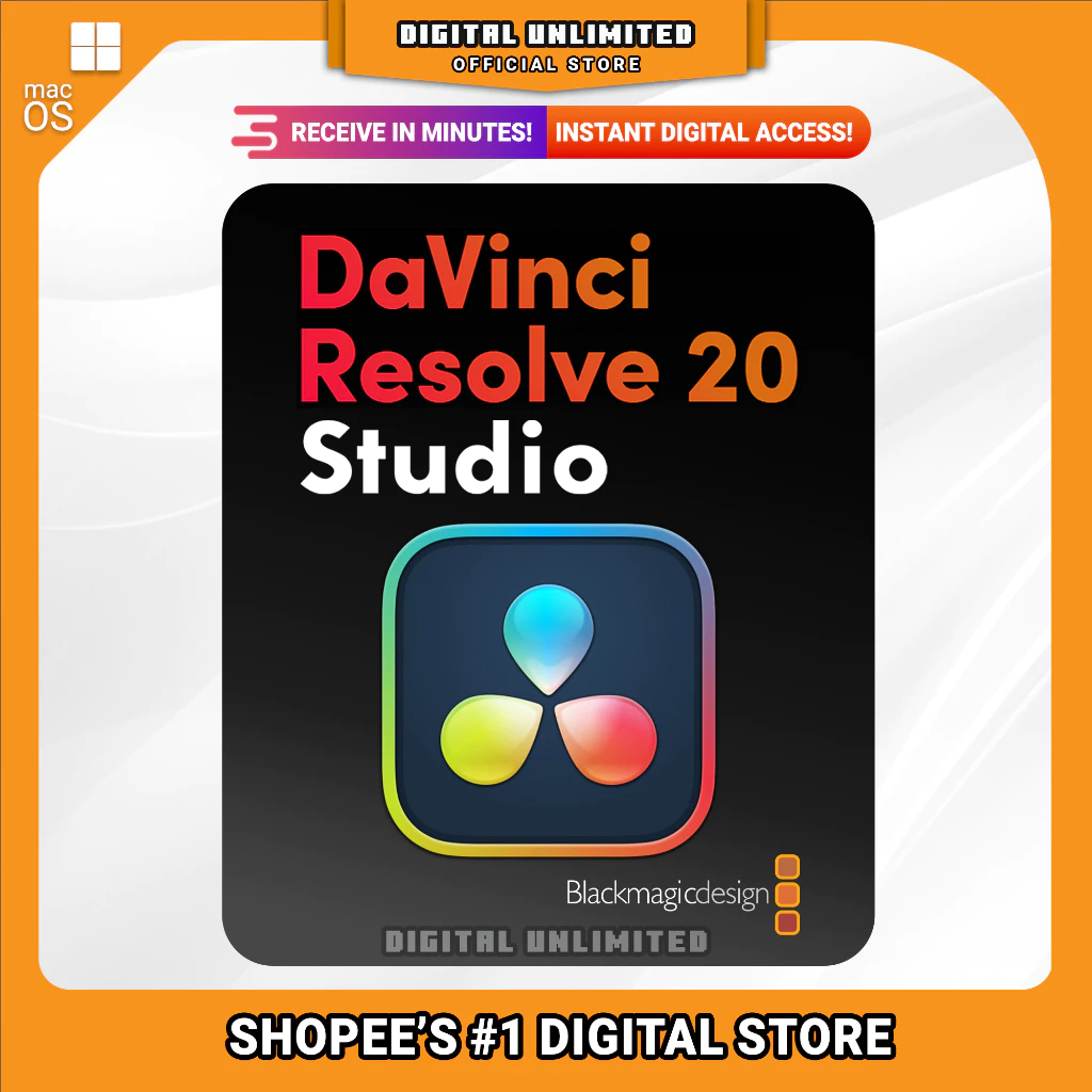 [Lifetime] DaVinci Resolve Studio 20 Latest for Windows & macOS[Miễn phí Trọn đời] Phiên bản Mới Nhấ