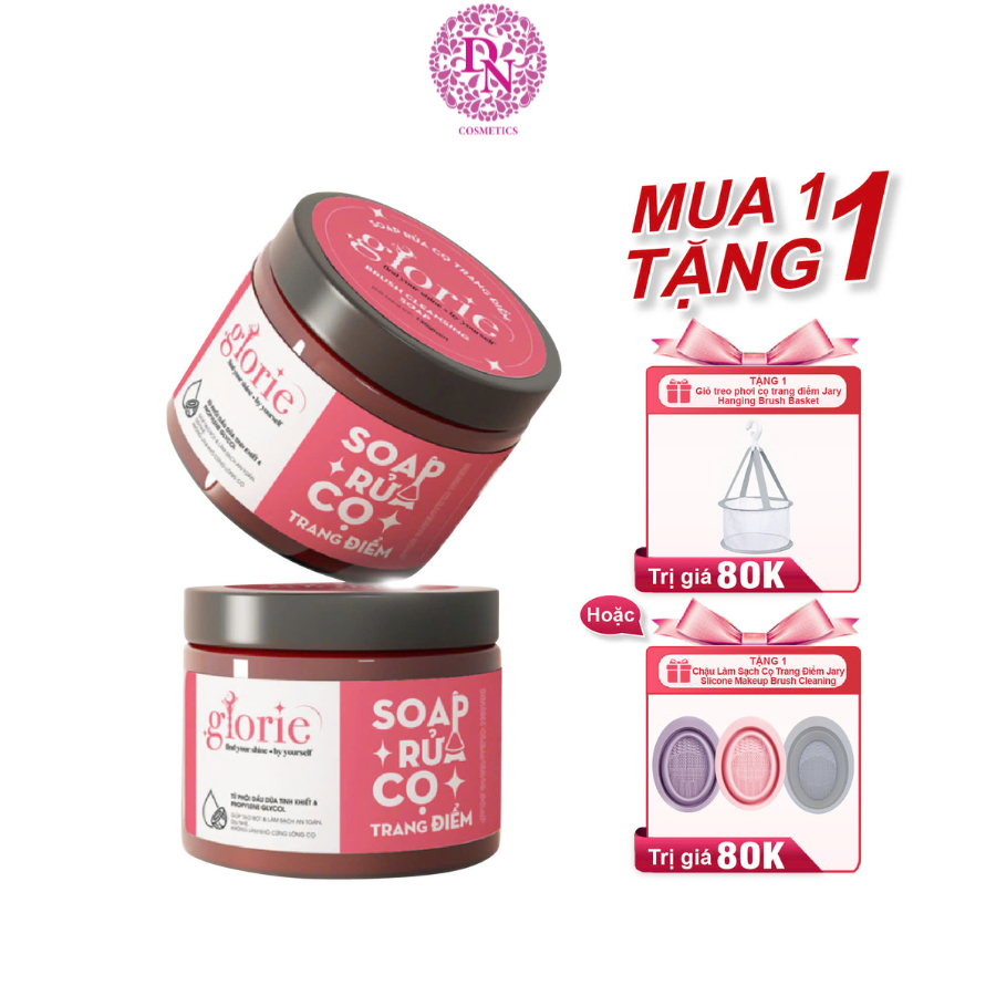 Sáp Rửa Cọ Trang Điểm Glorie Brush Cleansing Soap 130g