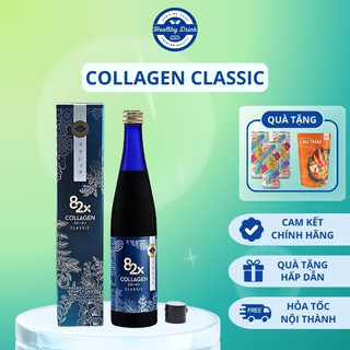  82X Collagen Classic - Nước Uống Hỗ Trợ Làm Đẹp Da Phòng Ngừa Lão Hóa  500ml Chai  