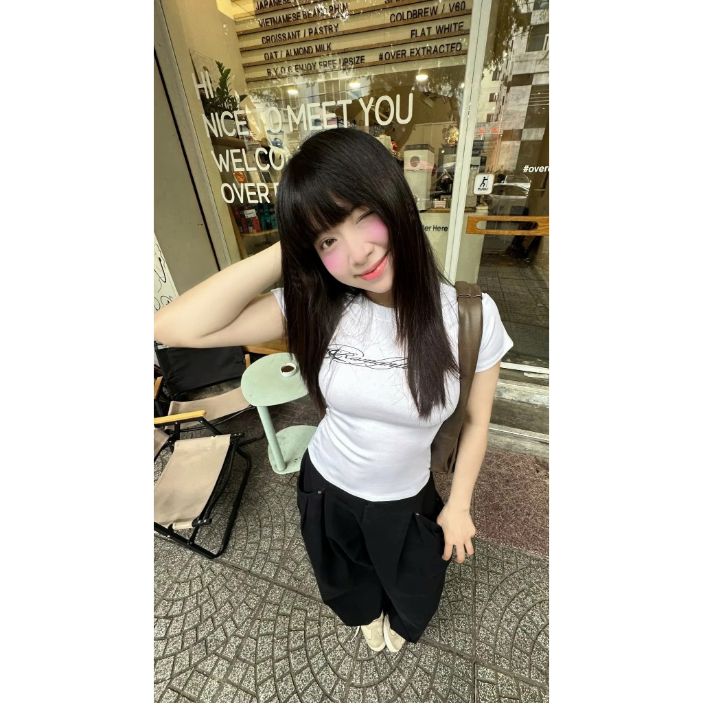 Áo thun babytee in chữ co giãn RM - 𝐊𝐈𝐋𝐋 𝐒𝐘𝐒𝐓𝐄𝐌 | BigBuy360 - bigbuy360.vn