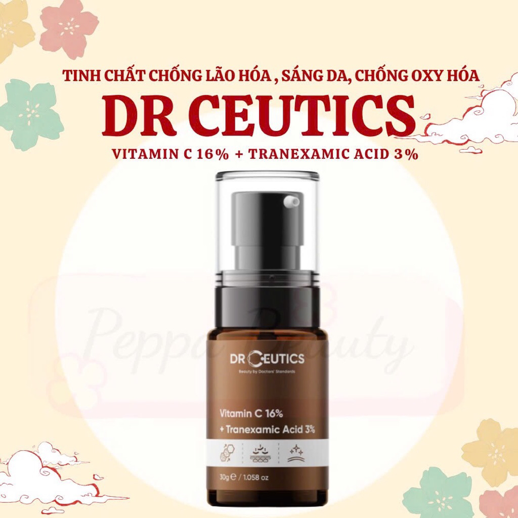Serum Dưỡng Sáng Da, Chống Oxy Hoá  Dr CEUTICS VITAMIN C 16% + TRANEXAMIC ACID 3% - BILL CHÍNH HÃNG