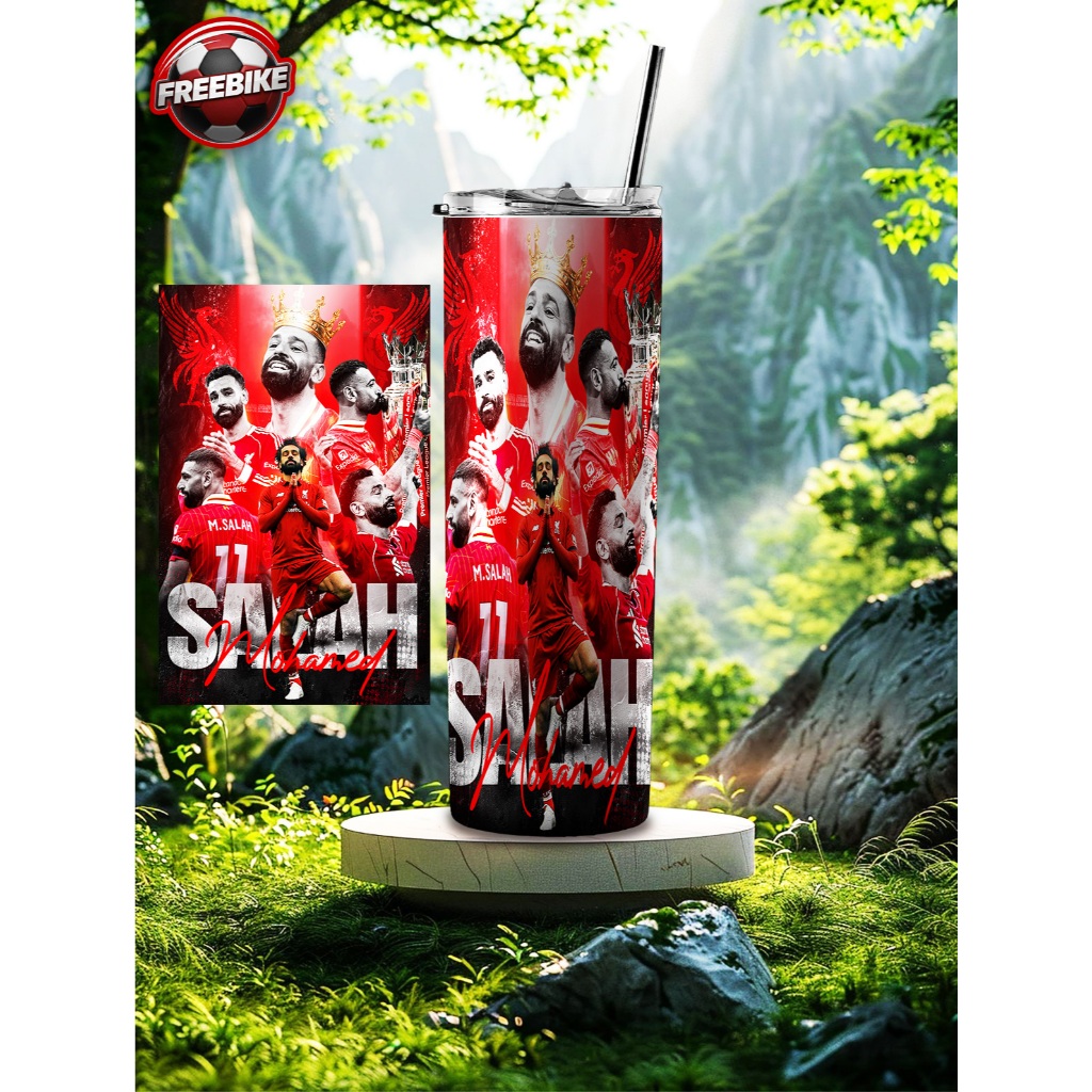 LY GIỮ NHIỆT CAO CẤP IN HÌNH  MOHAMED SALAH