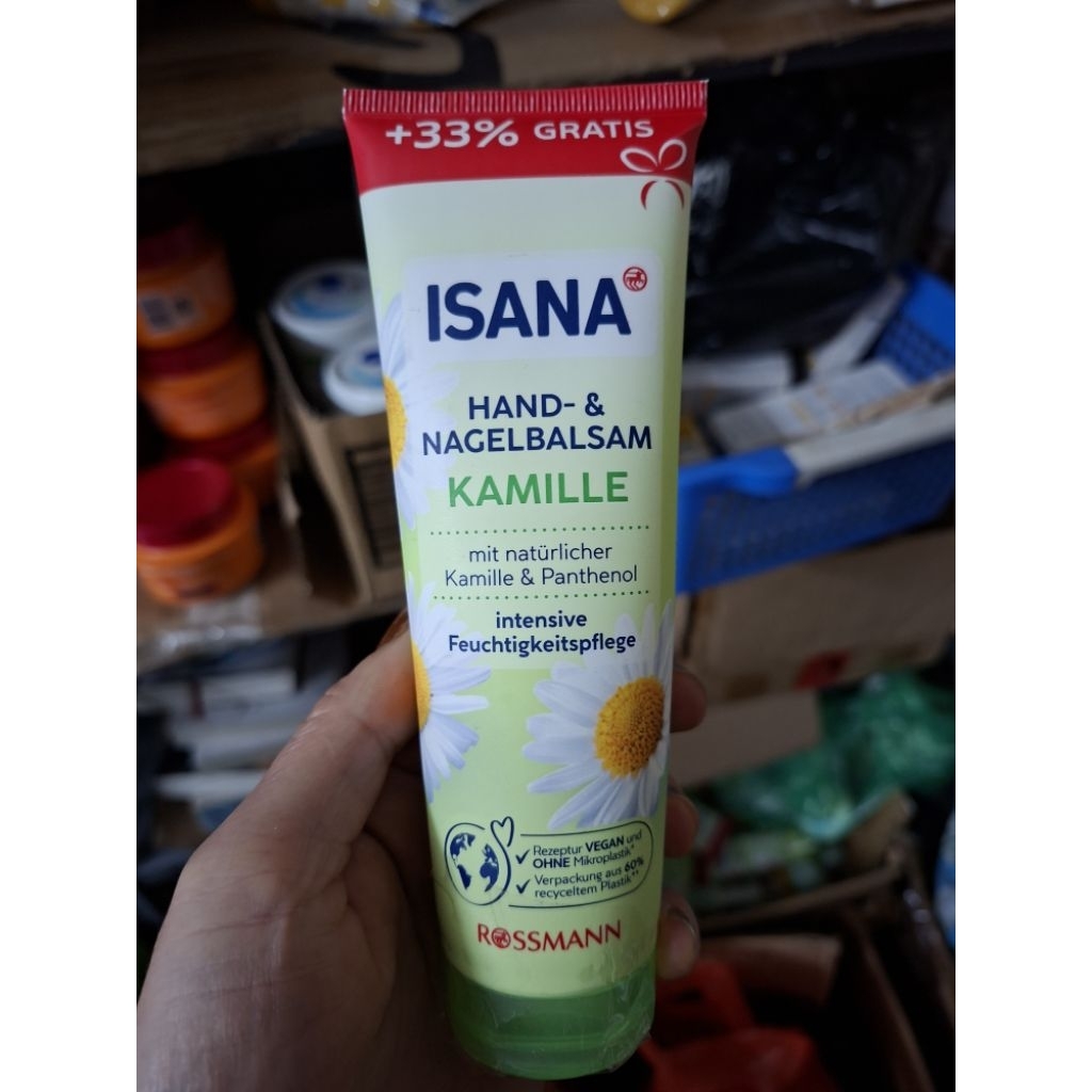 Kem dưỡng da tay và móng ISANA Kamille 100ml